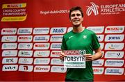 11 December 2021; Ryan Forsyth of Ireland after a press conference ahead of the SPAR European Cross Country Championships Fingal-Dublin 2021 at the Sport Ireland Campus in Dublin. Photo by Sam Barnes/Sportsfile