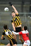 11 December 2021; Michael Daly of Mountbellew/Moylough in action against Niall Daly of Pádraig Pearses during the AIB Connacht GAA Football Senior Club Championship Semi-Final match between Pádraig Pearses and Mountbellew/Moylough at Dr Hyde Park in Roscommon. Photo by Eóin Noonan/Sportsfile