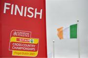 11 December 2021; A general view of signage ahead of the SPAR European Cross Country Championships Fingal-Dublin 2021 at the Sport Ireland Campus in Dublin. Photo by Sam Barnes/Sportsfile