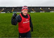 11 December 2021; Pádraig Pearses manager Pat Flanagan celebrates after the AIB Connacht GAA Football Senior Club Championship Semi-Final match between Pádraig Pearses and Mountbellew/Moylough at Dr Hyde Park in Roscommon. Photo by Eóin Noonan/Sportsfile