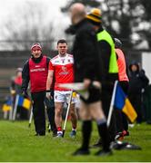 11 December 2021; Pádraig Pearses manager Pat Flanagan during the AIB Connacht GAA Football Senior Club Championship Semi-Final match between Pádraig Pearses and Mountbellew/Moylough at Dr Hyde Park in Roscommon. Photo by Eóin Noonan/Sportsfile