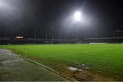11 December 2021; A general view of the pitch before the 2021 AIB Leinster Club Senior Hurling Championship Semi-Final match between Clough-Ballacolla and Kilmacud Crokes at MW Hire O'Moore Park in Portlaoise, Laois. Photo by Piaras Ó Mídheach/Sportsfile