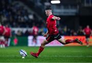 11 December 2021; John Cooney of Ulster kicks a conversion during the Heineken Champions Cup Pool A match between ASM Clermont Auvergne and Ulster at Stade Marcel-Michelin in Clermont-Ferrand, France. Photo by Julien Poupart/Sportsfile