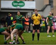11 December 2021; Referee Angela Gallagher during the match between Meath and TG4 Underdogs at Donaghmore Ashbourne GAA club in Ashbourne, Meath. Photo by David Fitzgerald/Sportsfile