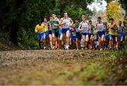 12 December 2021; Darragh McElhinney of Ireland and Charles Hicks of Great Britain lead the field in the U23 Men's 8000m during the SPAR European Cross Country Championships Fingal-Dublin 2021 at the Sport Ireland Campus in Dublin. Photo by Sam Barnes/Sportsfile Photo by Seb Daly/Sportsfile