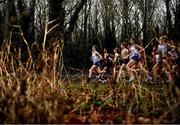 12 December 2021; A general view of competitors in the U23 Women's 6000m during the SPAR European Cross Country Championships Fingal-Dublin 2021 at the Sport Ireland Campus in Dublin. Photo by David Fitzgerald/Sportsfile