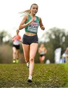12 December 2021; Jodie McCann of Ireland competing in the U23 Women's 6000m during the SPAR European Cross Country Championships Fingal-Dublin 2021 at the Sport Ireland Campus in Dublin. Photo by Seb Daly/Sportsfile