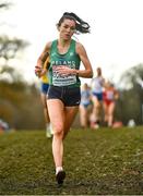 12 December 2021; Danielle Donegan of Ireland competing in the U23 Women's 6000m during the SPAR European Cross Country Championships Fingal-Dublin 2021 at the Sport Ireland Campus in Dublin. Photo by Seb Daly/Sportsfile