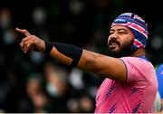 12 December 2021; Tolu Latu of Stade Francais before the Heineken Champions Cup Pool B match between Connacht and Stade Francais Paris at the Sportsground in Galway. Photo by Harry Murphy/Sportsfile
