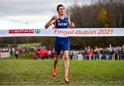 12 December 2021; Jakob Ingebrigtsen of Norway wins the Senior Men's final during the SPAR European Cross Country Championships Fingal-Dublin 2021 at the Sport Ireland Campus in Dublin. Photo by Sam Barnes/Sportsfile
