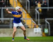 12 December 2021; Ronan Hughes of St Rynaghs celebrates after scoring his side's second goal during the AIB Leinster GAA Hurling Senior Club Championship Semi-Final match between St Rynaghs and Shamrocks Ballyhale at Bord na Mona O’Connor Park in Tullamore, Offaly. Photo by Eóin Noonan/Sportsfile