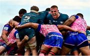 12 December 2021; Jordan Duggan of Connacht drives on a rolling maul during the Heineken Champions Cup Pool B match between Connacht and Stade Francais Paris at Sportsground in Galway. Photo by Brendan Moran/Sportsfile