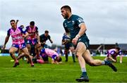 12 December 2021; Diarmuid Kilgallen of Connacht runs in to score his side's fifth try during the Heineken Champions Cup Pool B match between Connacht and Stade Francais Paris at Sportsground in Galway. Photo by Brendan Moran/Sportsfile