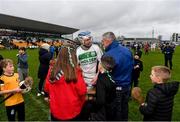 12 December 2021; TJ Reid of Shamrocks Ballyhale signs autographs for supporters after the AIB Leinster GAA Hurling Senior Club Championship Semi-Final match between St Rynaghs and Shamrocks Ballyhale at Bord na Mona O’Connor Park in Tullamore, Offaly. Photo by Eóin Noonan/Sportsfile