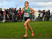 12 December 2021; Aoibhe Richardson of Ireland competes in the Senior Women's 8000m final during the SPAR European Cross Country Championships Fingal-Dublin 2021 at the Sport Ireland Campus in Dublin. Photo by Sam Barnes/Sportsfile