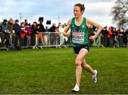 12 December 2021; Fionnuala Mccormack of Ireland competes in the Senior Women's 8000m final during the SPAR European Cross Country Championships Fingal-Dublin 2021 at the Sport Ireland Campus in Dublin. Photo by Sam Barnes/Sportsfile