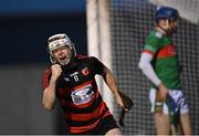 12 December 2021; Mikey Mahony of Ballygunner celebrates scoring his side's second goal during the AIB Munster GAA Hurling Senior Club Championship Semi-Final match between Ballygunner and Loughmore-Castleiney at Fraher Field in Dungarvan, Waterford. Photo by Piaras Ó Mídheach/Sportsfile