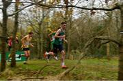 12 December 2021; Jamie Battle of Ireland competes in the U23 Men's 8000m final during the SPAR European Cross Country Championships Fingal-Dublin 2021 at the Sport Ireland Campus in Dublin. Photo by Seb Daly/Sportsfile