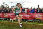 12 December 2021; Fionnuala McCormack of Ireland competing in the Senior Women's 8000m during the SPAR European Cross Country Championships Fingal-Dublin 2021 at the Sport Ireland Campus in Dublin. Photo by Seb Daly/Sportsfile