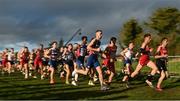 12 December 2021; A general view of the Senior Men's 10,000m final during the SPAR European Cross Country Championships Fingal-Dublin 2021 at the Sport Ireland Campus in Dublin. Photo by Seb Daly/Sportsfile