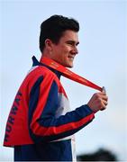 12 December 2021; Jakob Ingebrigtsen of Norway after winning the Senior Men's 10,000m final during the SPAR European Cross Country Championships Fingal-Dublin 2021 at the Sport Ireland Campus in Dublin. Photo by Seb Daly/Sportsfile