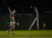 12 December 2021; John McGrath of Loughmore-Castleiney leaves the pitch after he was sent off by referee Johnny Murphy during the AIB Munster GAA Hurling Senior Club Championship Semi-Final match between Ballygunner and Loughmore-Castleiney at Fraher Field in Dungarvan, Waterford. Photo by Piaras Ó Mídheach/Sportsfile