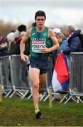 12 December 2021; Ryan Forsyth of Ireland competing in the Senior Men's 10,000m during the SPAR European Cross Country Championships Fingal-Dublin 2021 at the Sport Ireland Campus in Dublin. Photo by Seb Daly/Sportsfile