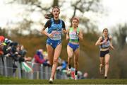12 December 2021; Nadia Battocletti of Italy on her way to winning the U23 Women's 6000m during the SPAR European Cross Country Championships Fingal-Dublin 2021 at the Sport Ireland Campus in Dublin. Photo by Seb Daly/Sportsfile