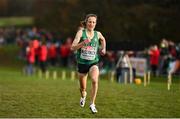 12 December 2021; Fionnuala McCormack of Ireland competing in the Senior Women's 8000m during the SPAR European Cross Country Championships Fingal-Dublin 2021 at the Sport Ireland Campus in Dublin. Photo by Sam Barnes/Sportsfile