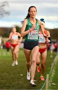 12 December 2021; Eilish Flanagan of Ireland competing in the Senior Women's 8000m during the SPAR European Cross Country Championships Fingal-Dublin 2021 at the Sport Ireland Campus in Dublin. Photo by Sam Barnes/Sportsfile