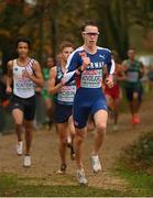 12 December 2021; Vebjørn Hovdejord of Norway competes in the Under 20 Men's event during the SPAR European Cross Country Championships Fingal-Dublin 2021 at the Sport Ireland Campus in Dublin. Photo by Ramsey Cardy/Sportsfile