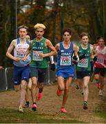 12 December 2021; Abdel Laadjel of Ireland competing in the U20 Men's 6000m during the SPAR European Cross Country Championships Fingal-Dublin 2021 at the Sport Ireland Campus in Dublin. Photo by Ramsey Cardy/Sportsfile