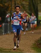 12 December 2021; Abdullahi Dahir Rabi of Norway competes in the Under 20 Men's event during the SPAR European Cross Country Championships Fingal-Dublin 2021 at the Sport Ireland Campus in Dublin. Photo by Ramsey Cardy/Sportsfile