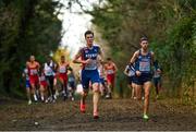 12 December 2021; Jakob Ingebrigtsen of Norway, left, and Jimmy Gressier of France during the SPAR European Cross Country Championships Fingal-Dublin 2021 at the Sport Ireland Campus in Dublin. Photo by Ramsey Cardy/Sportsfile