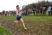 12 December 2021; Jimmy Gressier of France competes in the Senior Men's race during the SPAR European Cross Country Championships Fingal-Dublin 2021 at the Sport Ireland Campus in Dublin. Photo by Ramsey Cardy/Sportsfile