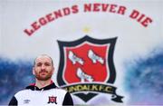 13 December 2021; Newly appointed Dundalk head coach Stephen O'Donnell stands for a portrait during a Dundalk media conference at Oriel Park in Dundalk, Louth. Photo by Ben McShane/Sportsfile