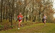 12 December 2021; Carmela Cardama of Spain competes in the Senior Women's race during the SPAR European Cross Country Championships Fingal-Dublin 2021 at the Sport Ireland Campus in Dublin. Photo by Ramsey Cardy/Sportsfile