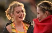 12 December 2021; Alina Reh of Germany after finishing third in the Senior Women's race during the SPAR European Cross Country Championships Fingal-Dublin 2021 at the Sport Ireland Campus in Dublin. Photo by Ramsey Cardy/Sportsfile