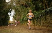 12 December 2021; Alina Reh of Germany competes in the Senior Women's race during the SPAR European Cross Country Championships Fingal-Dublin 2021 at the Sport Ireland Campus in Dublin. Photo by Ramsey Cardy/Sportsfile