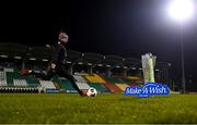 13 December 2021; Conan Byrne during the Make-A-Wish Ireland Crossbar Challenge at Tallaght Stadium in Dublin. Photo by Eóin Noonan/Sportsfile