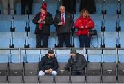 12 December 2021; England attack coach Martin Gleeson and head coach Eddie Jones, right, during the Heineken Champions Cup Pool B match between Wasps and Munster at Coventry Building Society Arena in Coventry, England. Photo by Stephen McCarthy/Sportsfile