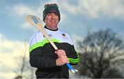 14 December 2021; DJ Carey, IT Carlow hurling manager, during the Electric Ireland GAA Higher Education Draw at Carlow IT in Carlow. Photo by Seb Daly/Sportsfile