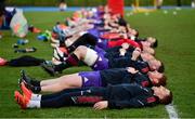 15 December 2021; Andrew Conway and teammates during Munster Rugby squad training at the University of Limerick in Limerick. Photo by Brendan Moran/Sportsfile