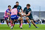 12 December 2021; Cian Prendergast of Connacht during the Heineken Champions Cup Pool B match between Connacht and Stade Francais Paris at Sportsground in Galway. Photo by Brendan Moran/Sportsfile