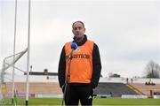 18 December 2021; Oulart the Ballagh manager Colin Sunderland speaking to RTÉ before the 2020 AIB All-Ireland Senior Club Camogie Championship Final match between Sarsfields and Oulart the Ballagh at UMPC Nowlan Park, Kilkenny. Photo by Eóin Noonan/Sportsfile