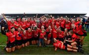 18 December 2021; Oulart the Ballagh celebrate with the cup after the 2020 AIB All-Ireland Senior Club Camogie Championship Final match between Sarsfields and Oulart the Ballagh at UMPC Nowlan Park, Kilkenny. Photo by Eóin Noonan/Sportsfile