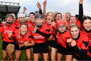 18 December 2021; Oulart the Ballagh players celebrate after the 2020 AIB All-Ireland Senior Club Camogie Championship Final match between Sarsfields and Oulart the Ballagh at UMPC Nowlan Park, Kilkenny. Photo by Eóin Noonan/Sportsfile
