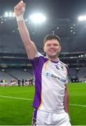 18 December 2021; Tom Fox of Kilmacud Crokes celebrates after his side's victory in the AIB Leinster GAA Football Senior Club Championship Semi-Final match between Portarlington and Kilmacud Crokes at Croke Park in Dublin. Photo by Seb Daly/Sportsfile