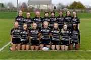 18 December 2021; The Dundalk RFC squad before the Bank of Ireland Leinster Rugby 18s Girls' Plate Final match between Dundalk RFC and Navan RFC at Carlow IT in Carlow. Photo by Matt Browne/Sportsfile
