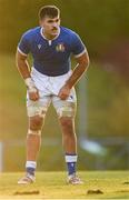 18 December 2021; Giacomo Ferrari of Italy during the U20's International match between Ireland and Italy at UCD Bowl in Dublin. Photo by Piaras Ó Mídheach/Sportsfile